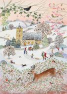 Winter Landscape, Personalised Christmas Cards